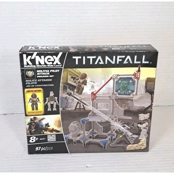 K'NEX Titanfall Militia Pilot Attack 69497 Building Set NEW Sealed 97 Pcs Blocks - Picture 1 of 6